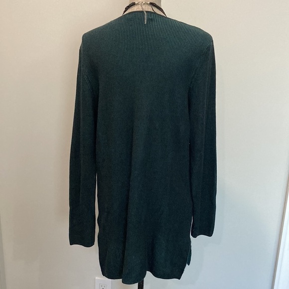 Melanie Lyne Green V-neck Sweater XL - Picture 11 of 17